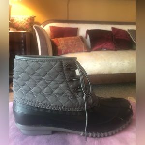 Comfort Duck Boots Dark Brown